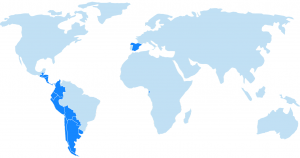 Spanish Speaking World Map