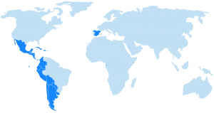 Spanish Speaking World Map